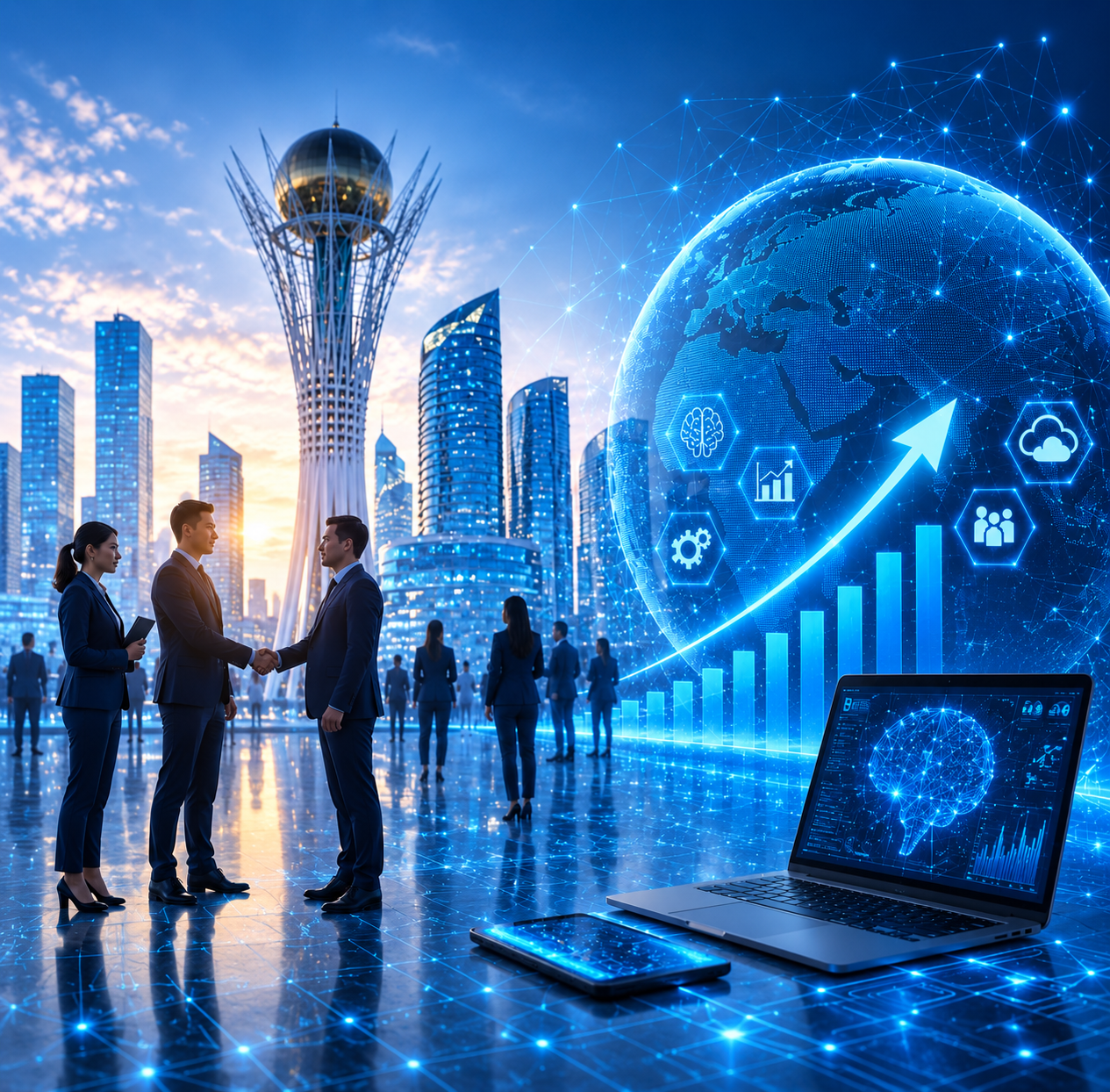 Kaztechnology Астанада өтетін AI & Digital Bridge 2026 халықаралық форумына қатысады. Компания өзiнiң цифрлық шешімдерін ұсынып, IT-индустрия көшбасшыларымен келешегі бар жобаларды талқылайды